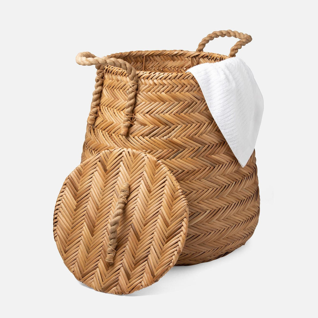 Saunier, Natural, Hamper, Rattan