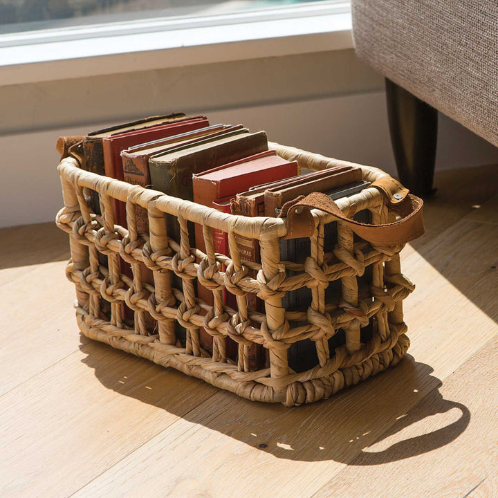 Somerset, Natural Woven, Nesting Baskets, Water Hyacinth, S/2