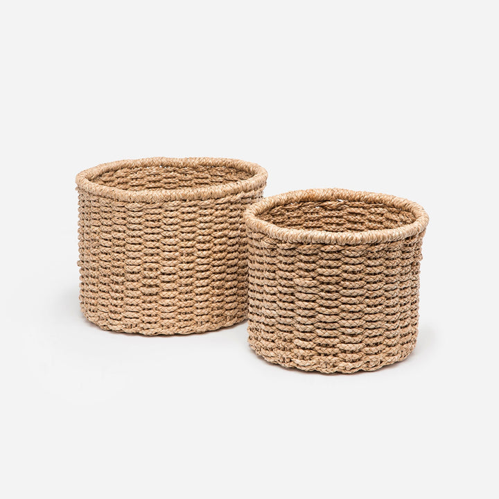 Yuma, 2X2 Braided, Towel Holder, Round, Seagrass, S/2