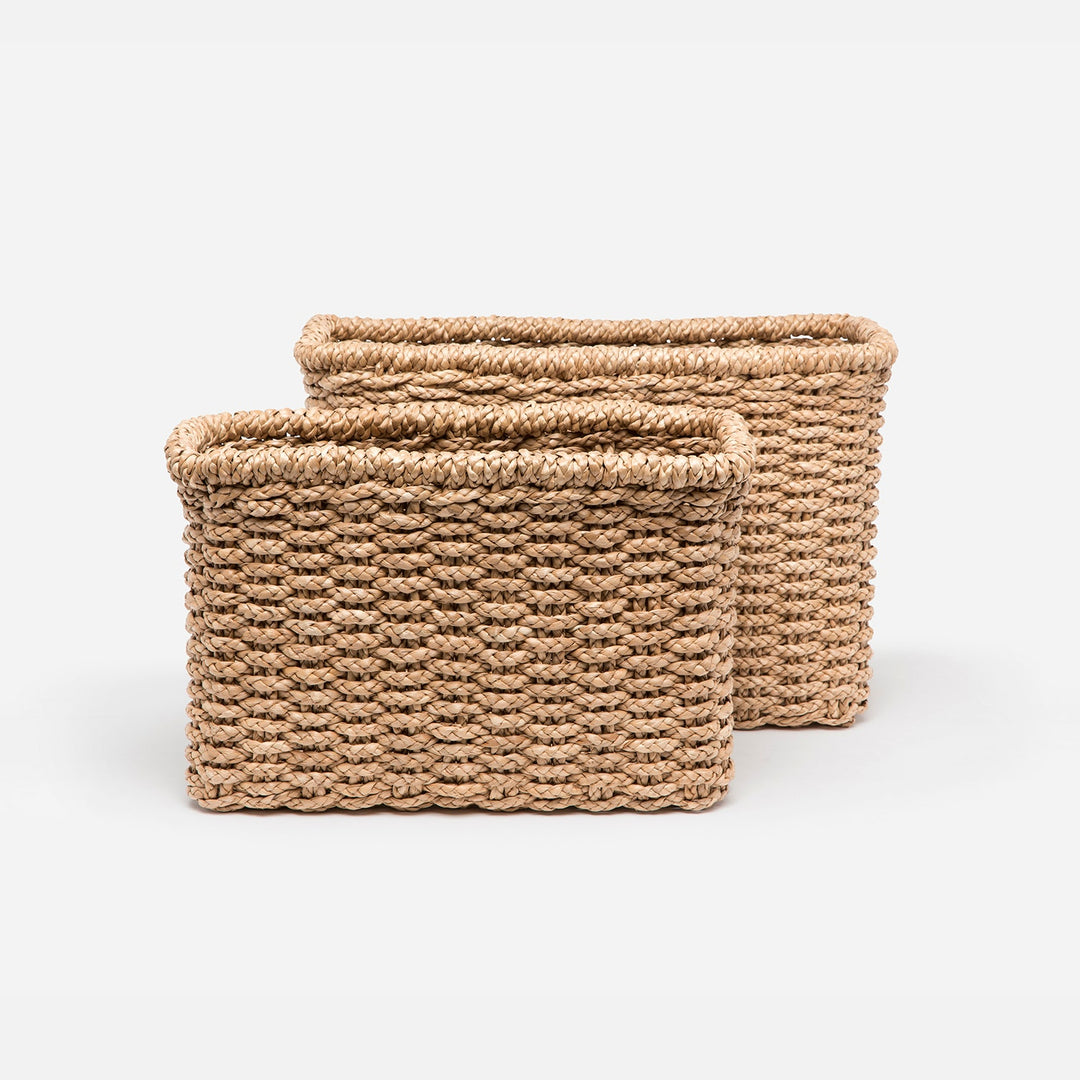 Yuma, 2X2 Braided, Towel Holder, Rectangular, Seagrass, S/2