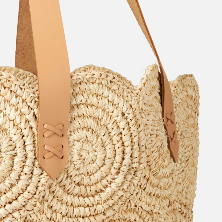 Blair, Natural, Shopper Bag, Large, Raffia