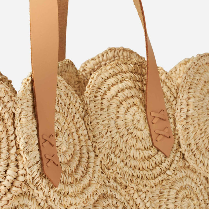 Blair, Natural, Shopper Bag, Small, Raffia