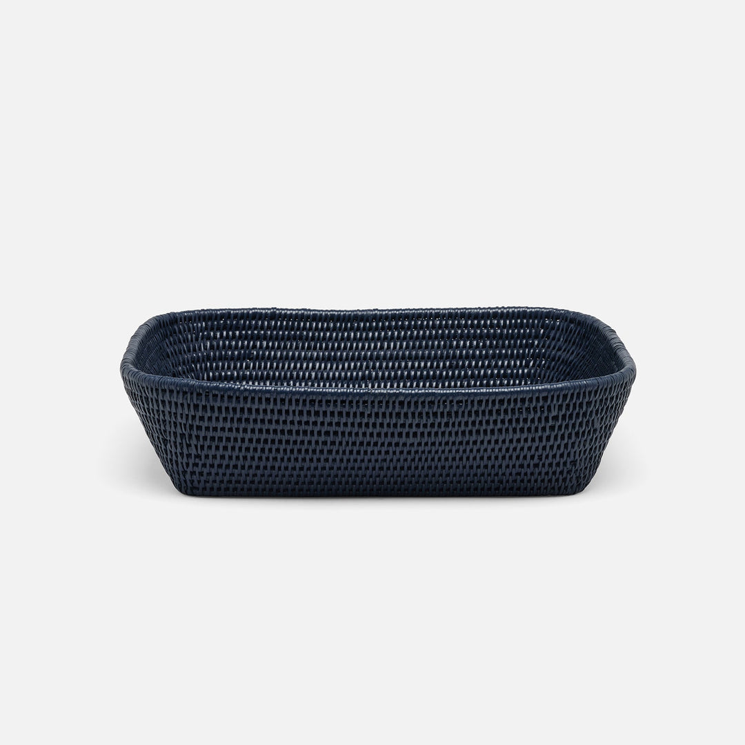 Kazan, Midnight Blue, Storage Baskets, Rattan, Pack/2
