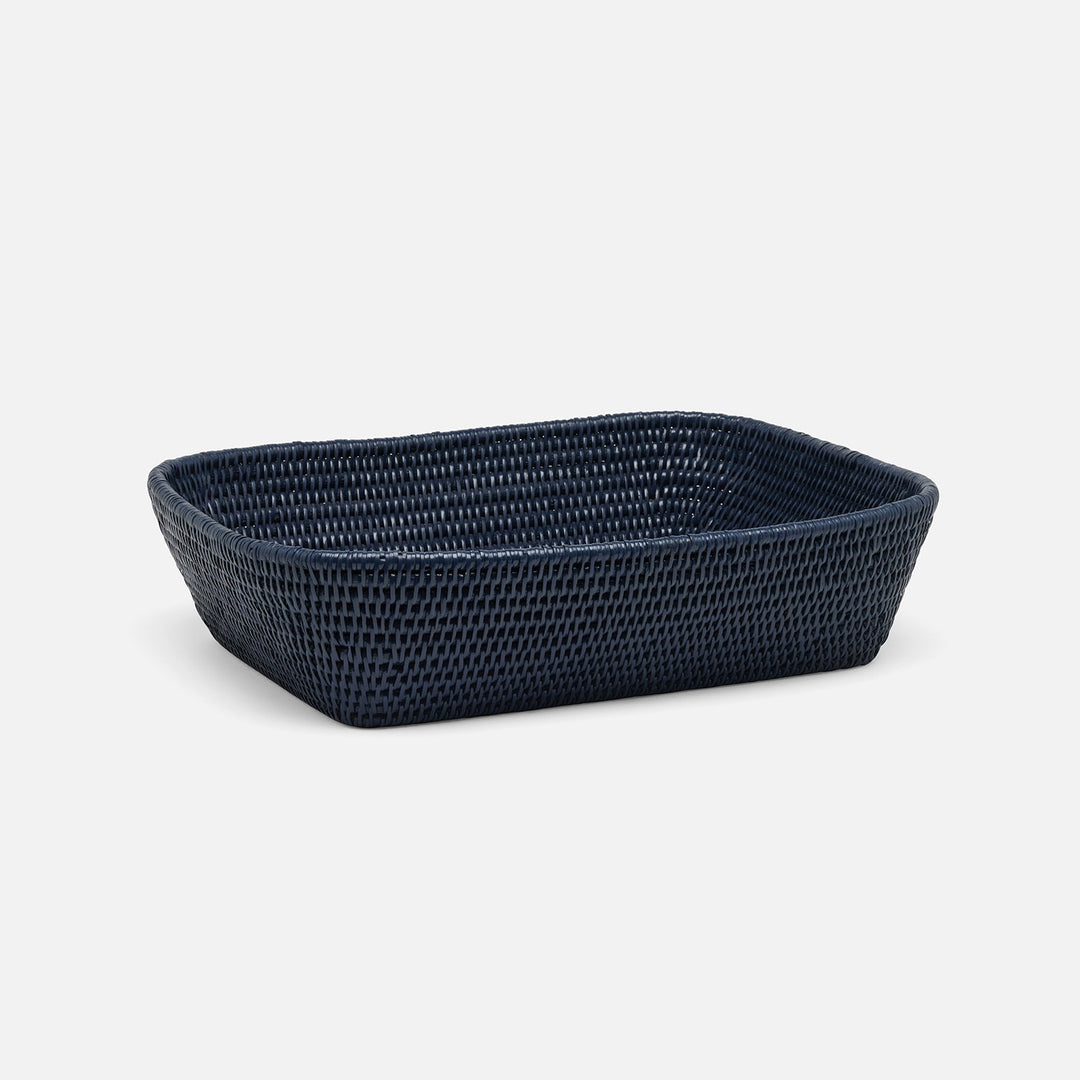 Kazan, Midnight Blue, Storage Baskets, Rattan, Pack/2