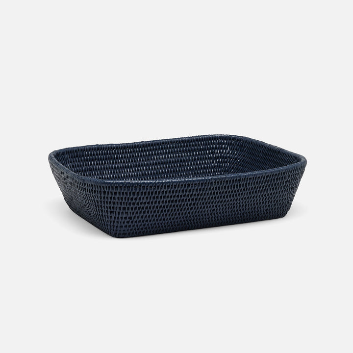 Kazan, Midnight Blue, Storage Baskets, Rattan, Pack/2