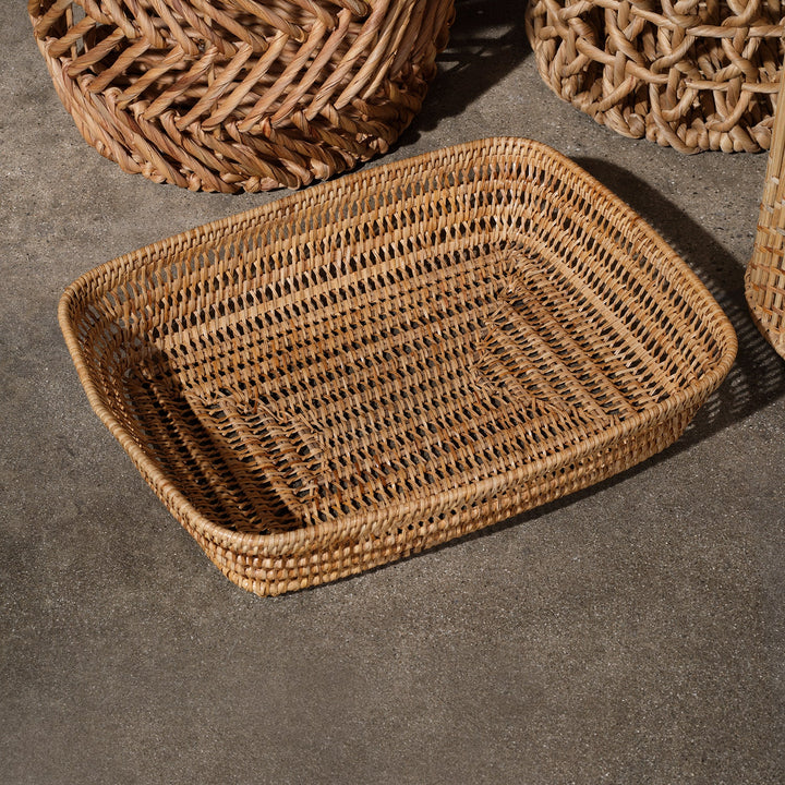 Laredo, Natural, Storage Baskets, Rattan, Pack/2