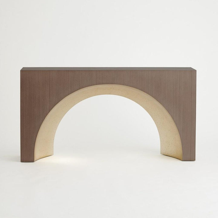 Arches Console - Nutmeg