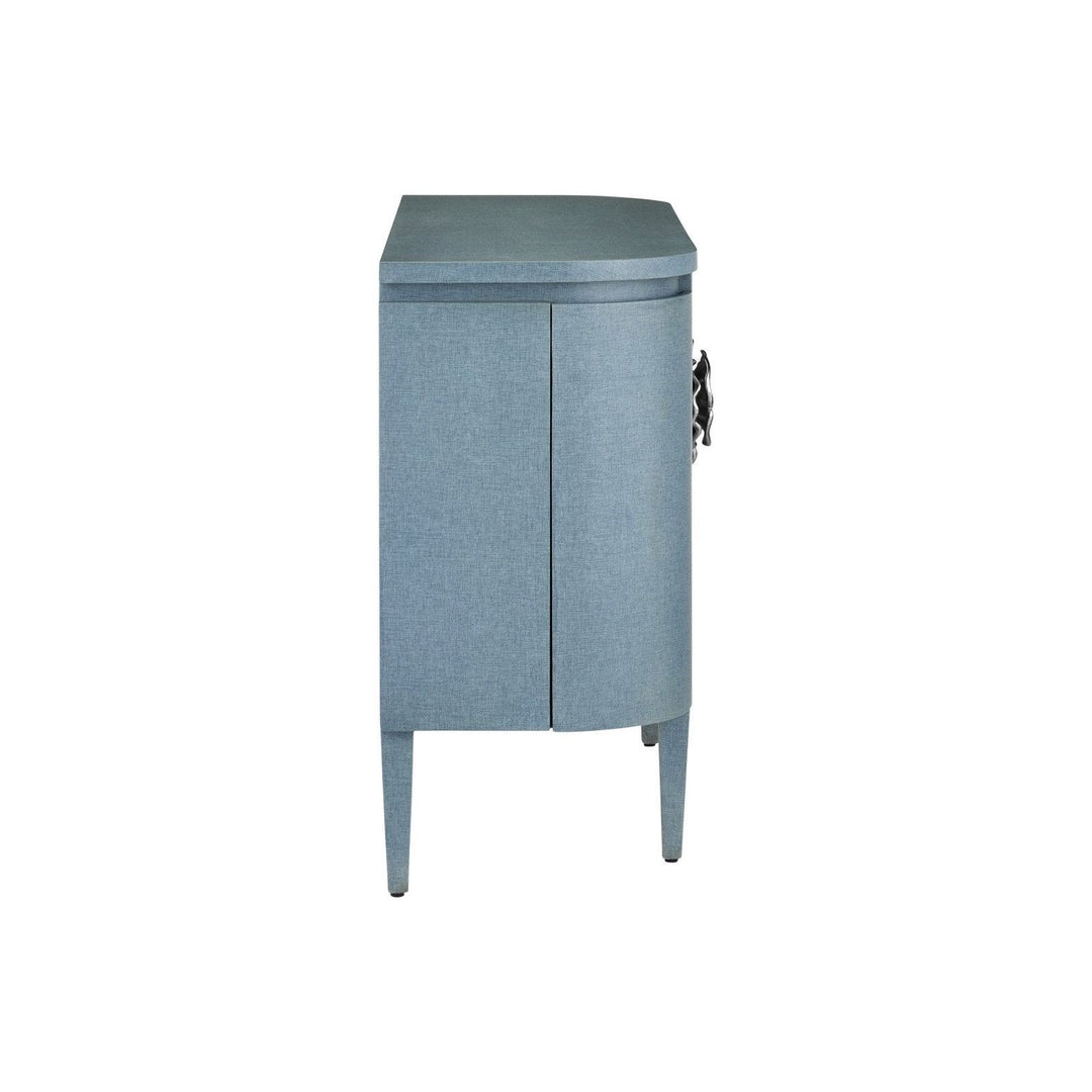 Briallen Blue Demi-Lune Cabinet