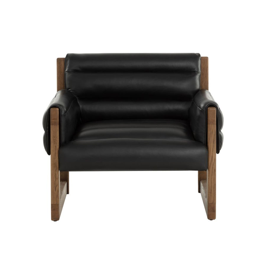 Lounge Chairs Ferguson Lounge Chair - Vintage Black Night Leather