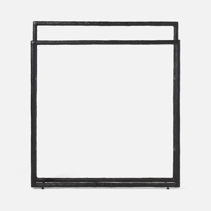 Halsey, Black, Towel Rack, Freestanding, 32X36", Cast Aluminum