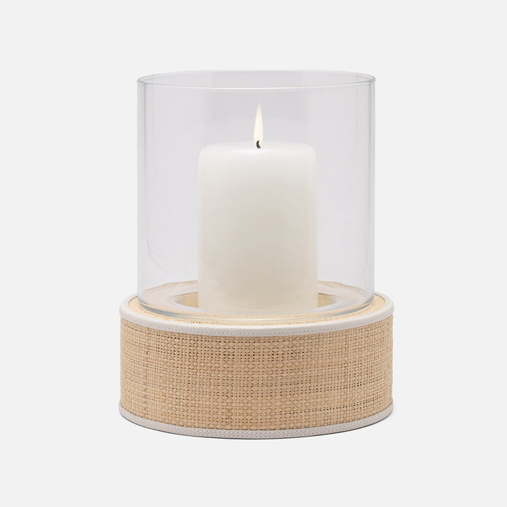 Hanford, Natural/White, Hurricane, Raffia/Leather, Pack/2