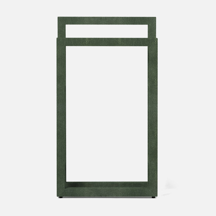 Ramsey, Juniper, Towel Rack, Freestanding, 20"X36", Realistic Faux Shagreen