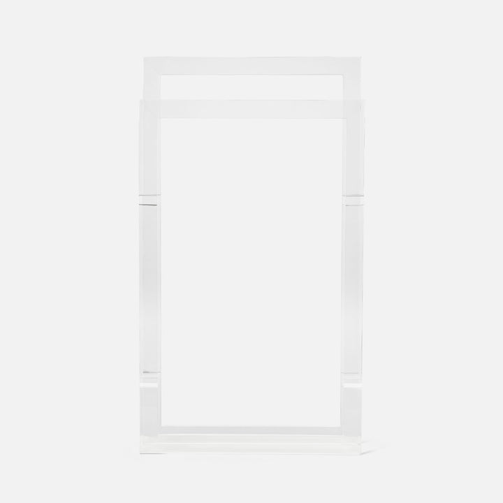 Albi, Clear, Towel Rack, Freestanding, 20"X36", Acrylic