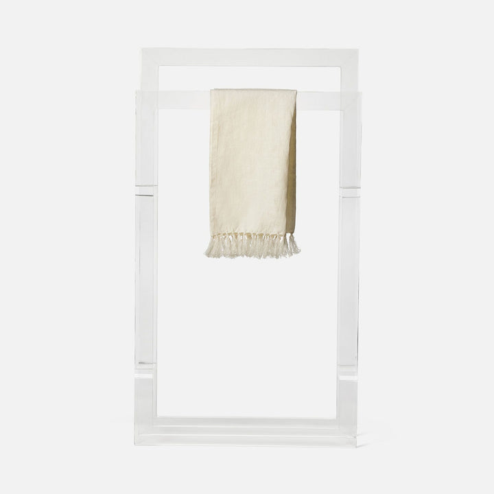 Albi, Clear, Towel Rack, Freestanding, 20"X36", Acrylic
