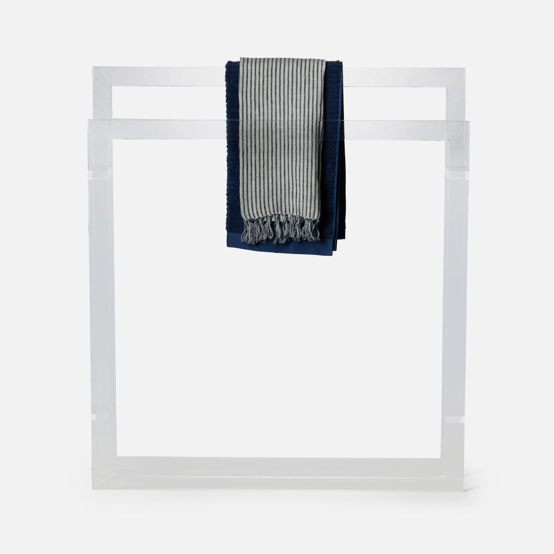 Albi, Clear, Towel Rack, Freestanding, 32"X36", Acrylic