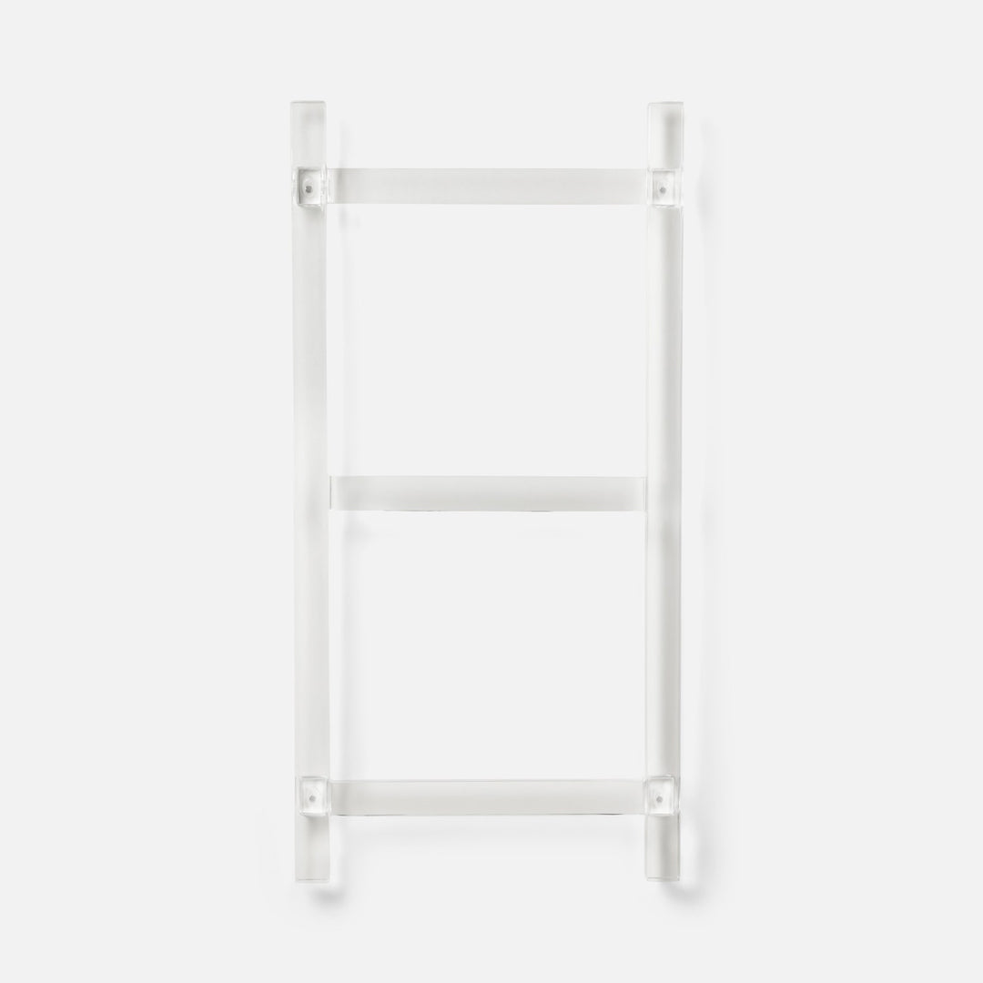Albi, Clear, Towel Rack, Wall Hanging, 20"X36" Acrylic