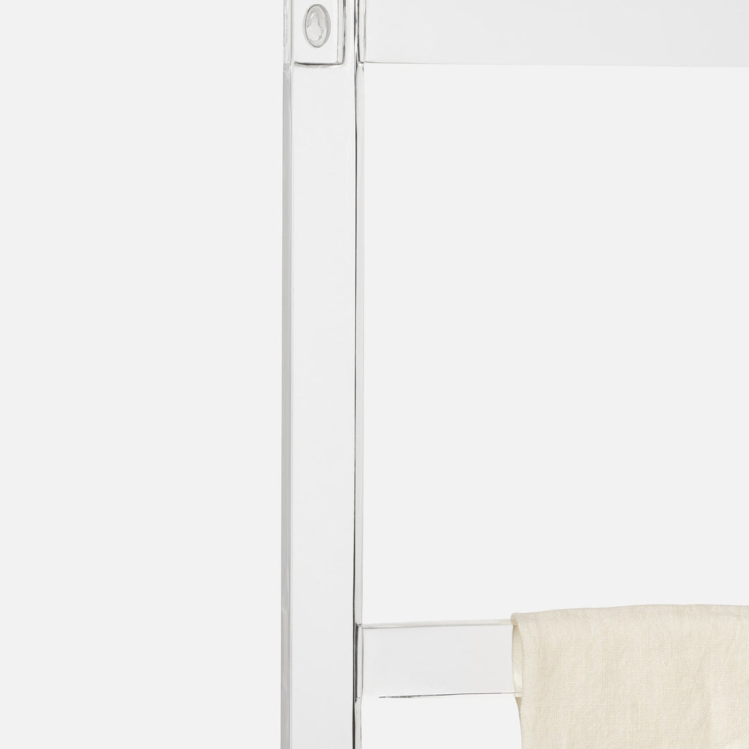 Albi, Clear, Towel Rack, Wall Hanging, 20"X36" Acrylic