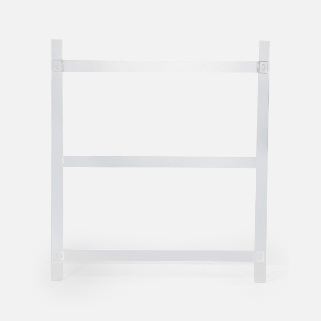 Albi, Clear, Towel Rack, Wall Hanging, 32"X36",Acrylic
