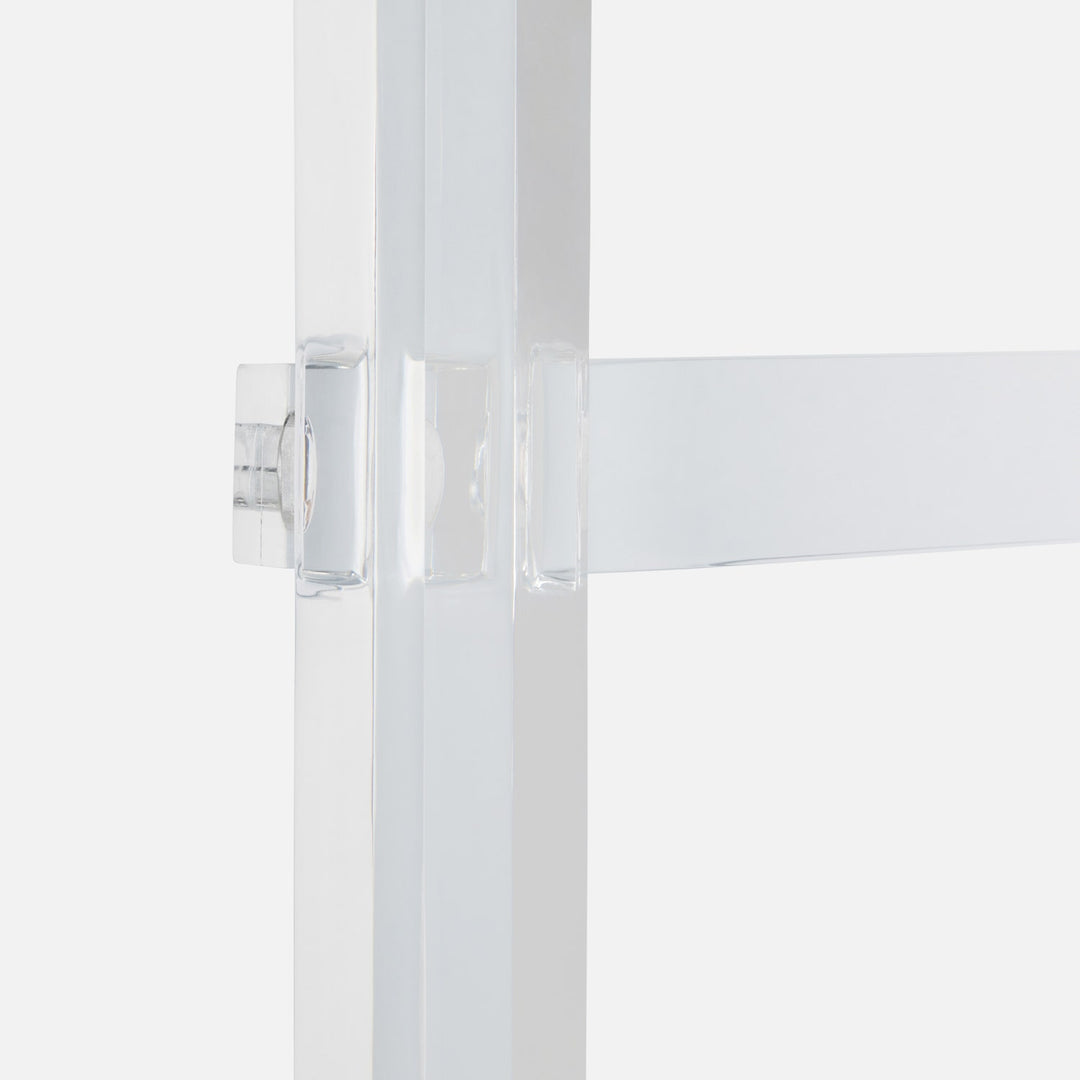 Albi, Clear, Towel Rack, Wall Hanging, 32"X36",Acrylic