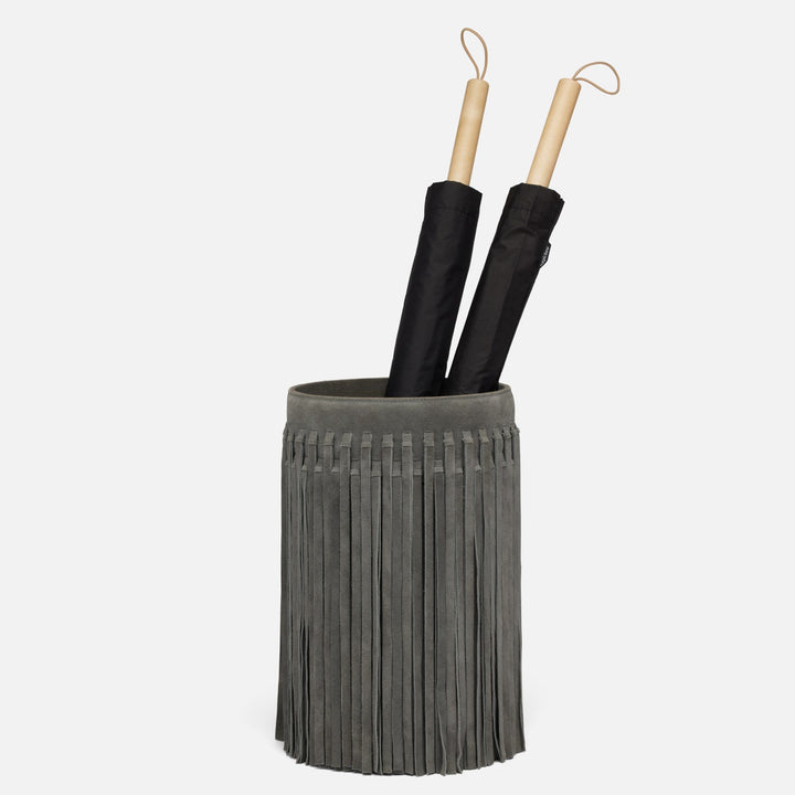 Catano, Slate, Umbrella Stand, Suede