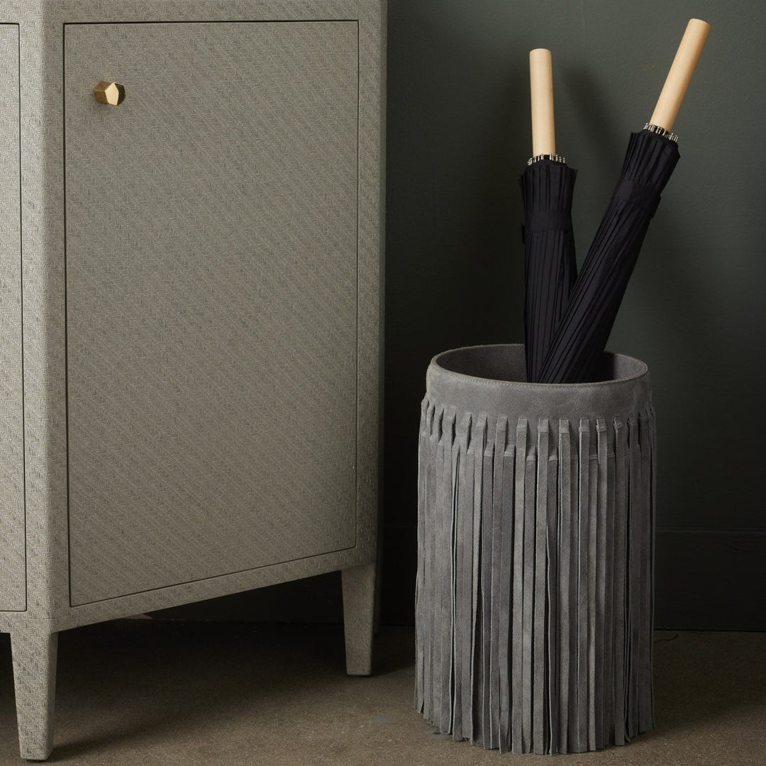 Catano, Slate, Umbrella Stand, Suede