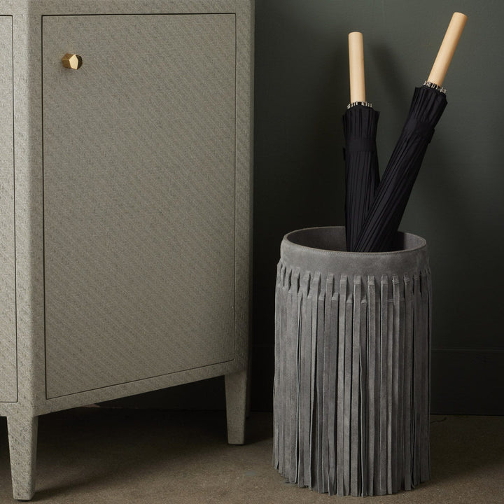 Catano, Slate, Umbrella Stand, Suede