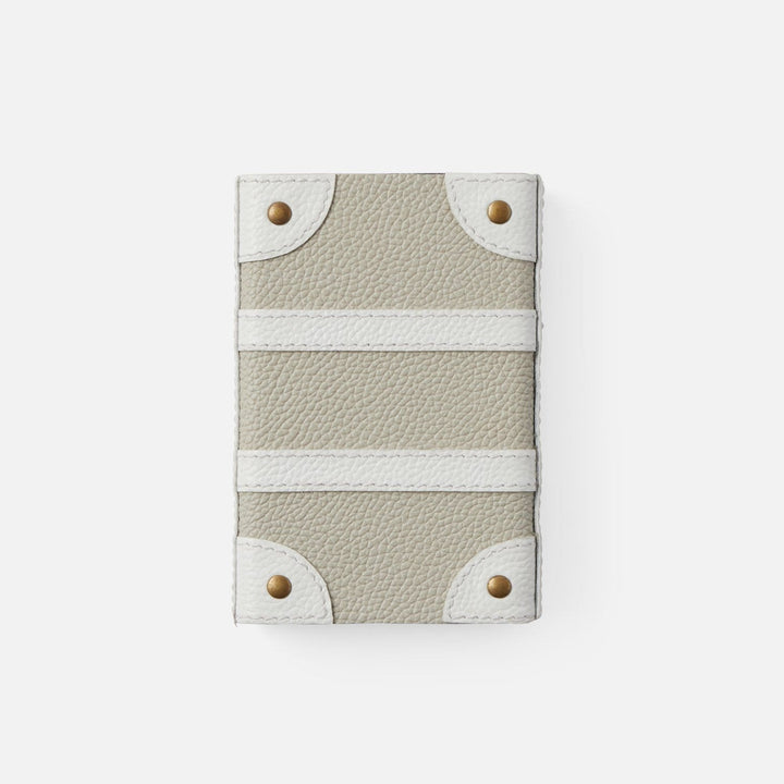 Dunlap, Light Gray/White, Match Box And Sleeve, Standard, Full-Grain Leather