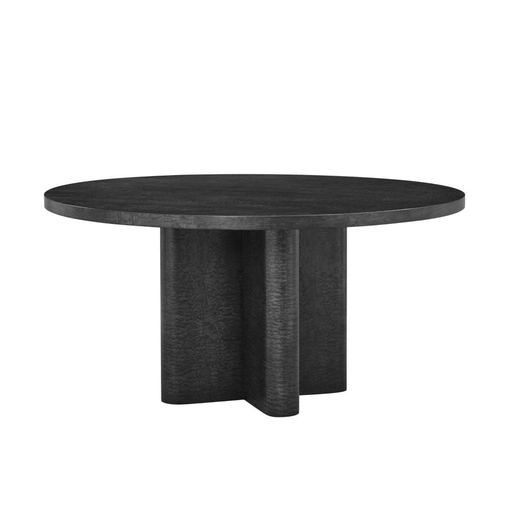 Kesden Round Dining Table-Theodore Alexander-THEO-TA54123.C354-Dining TablesBlack-2-France and Son