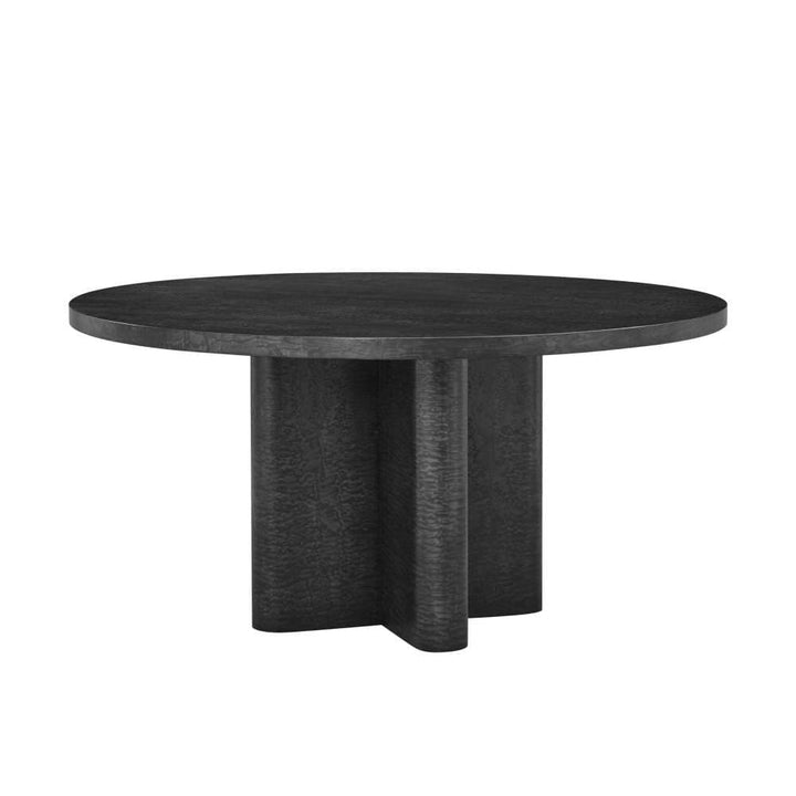 Kesden Round Dining Table-Theodore Alexander-THEO-TA54123.C354-Dining TablesBlack-2-France and Son