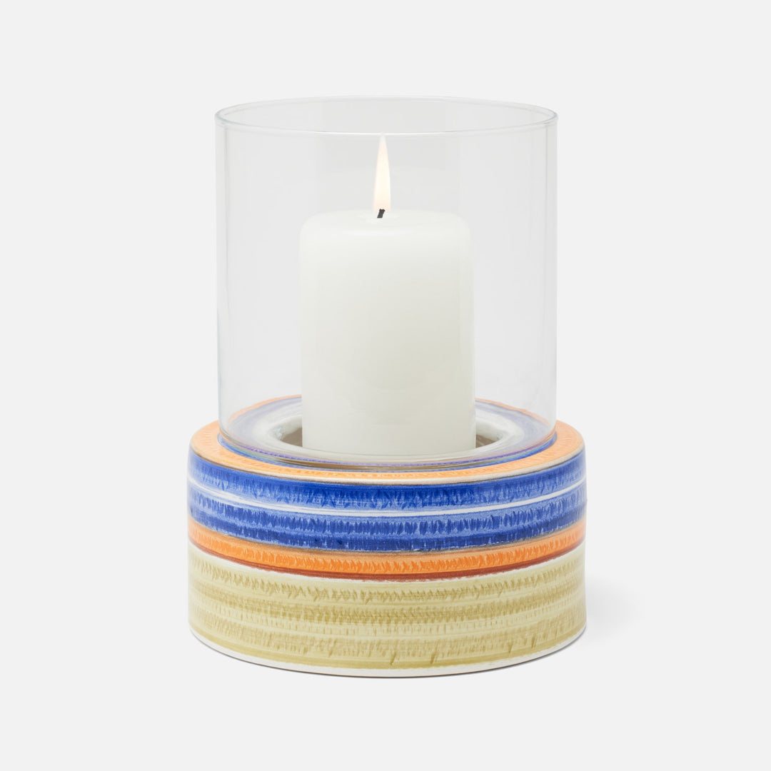 Kampala, Multicolor, Hurricane, Large, Ceramic, Pack/2