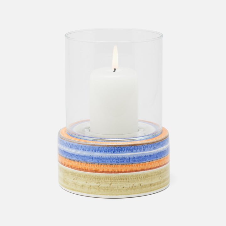 Kampala, Multicolor, Hurricane, Small, Ceramic, Pack/2