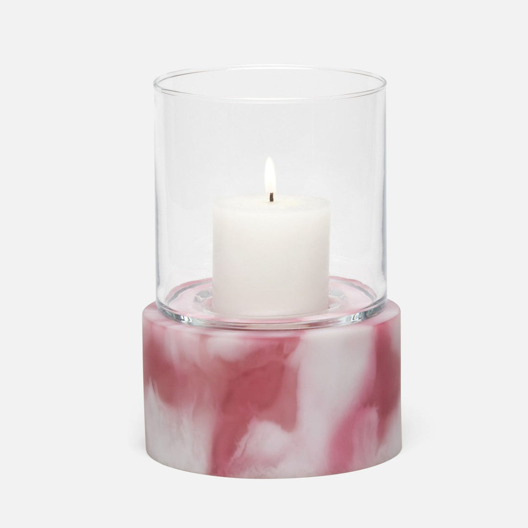 Milo, Pink Swirled, Hurricane, Small, Resin, M/2