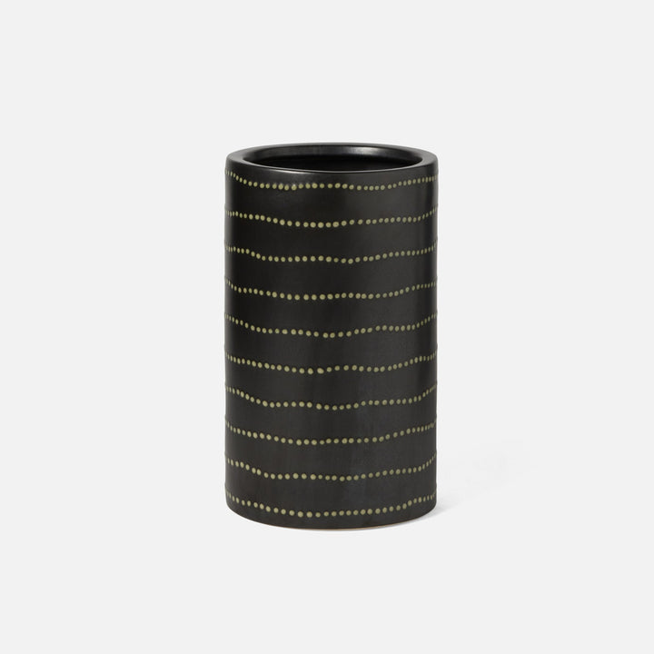 Perris, Black/White, Umbrella Stand, Ceramic