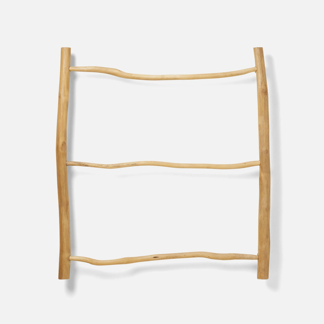 Provo, Natural, Towel Rack, Wall Hanging, 32"X36", Teak