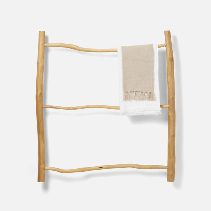 Provo, Natural, Towel Rack, Wall Hanging, 32"X36", Teak
