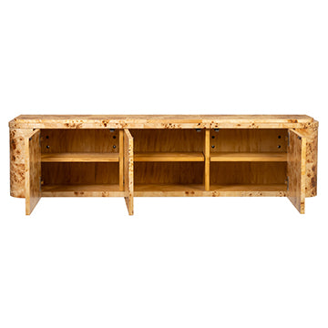 Naomi Wall Hanging Console - Burl - image 4