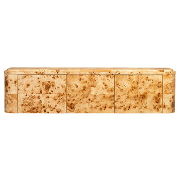 Naomi Wall Hanging Console - Burl - Burl