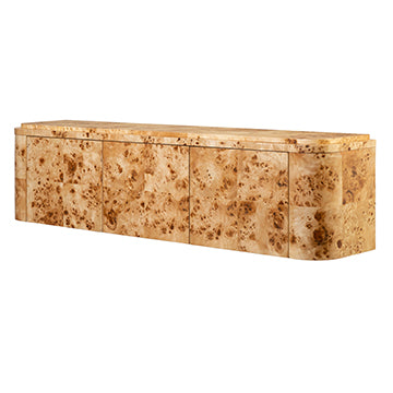 Naomi Wall Hanging Console - Burl - image 2