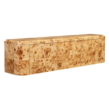 Naomi Wall Hanging Console - Burl - image 9