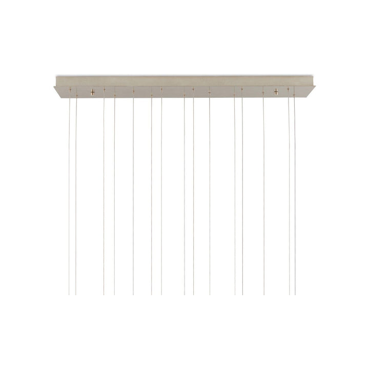 Finhorn 15-Light Linear Multi-Drop Pendant