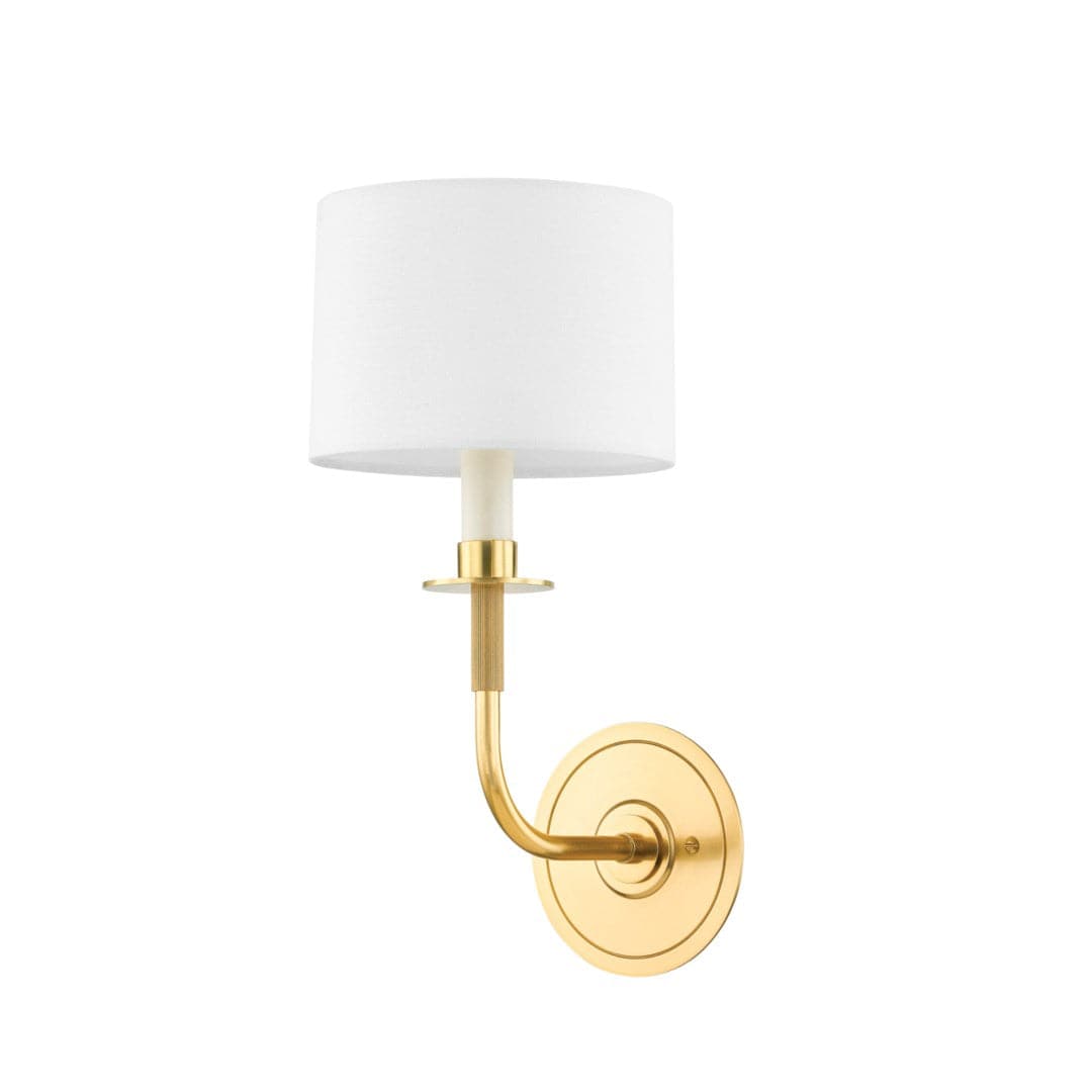 PARAMUS Wall Sconce-Hudson Valley-HVL-9115-AGB-Wall LightingAged Brass-1-France and Son