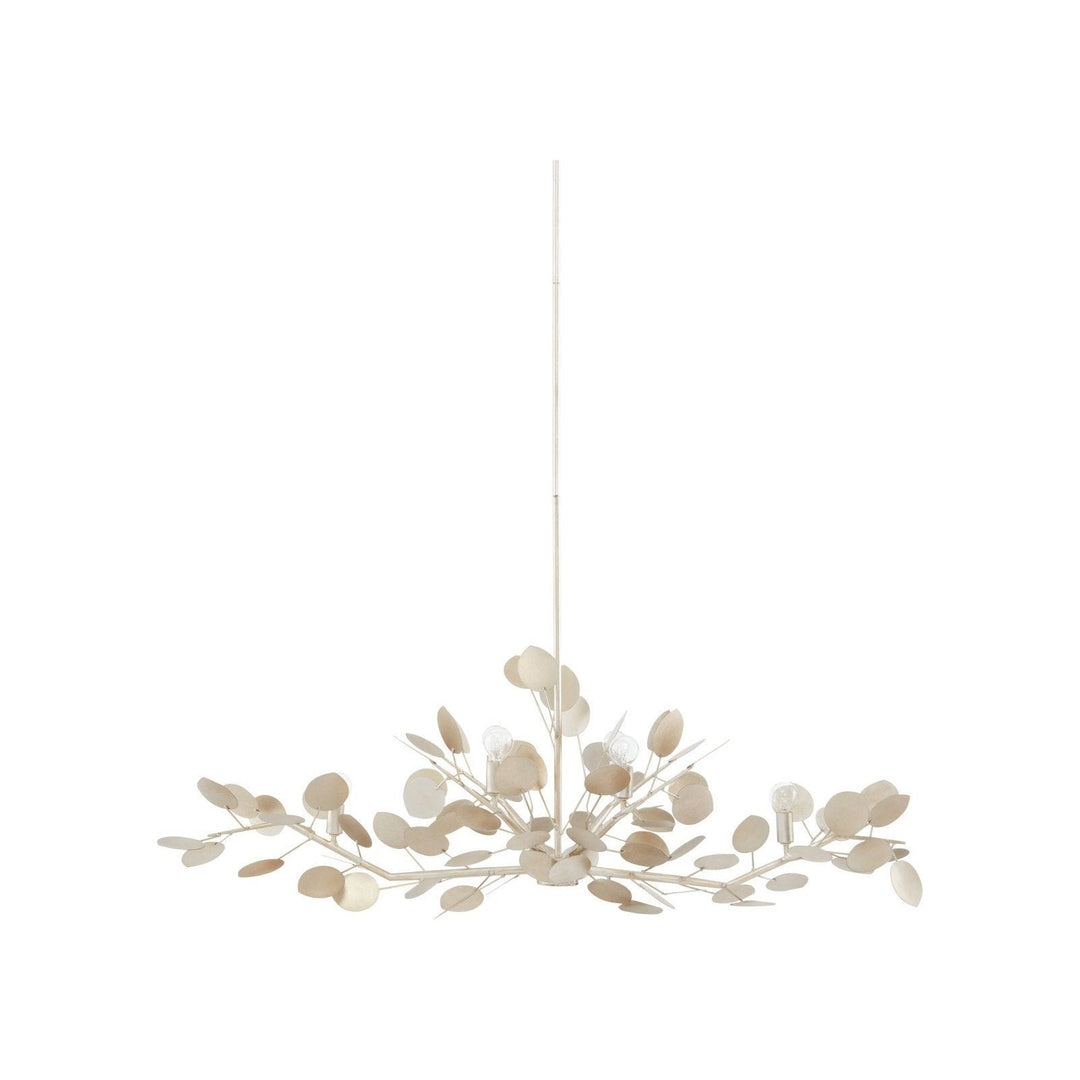 Lunaria Silver Oval Chandelier