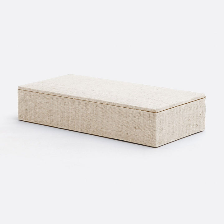 Bayan, Natural, Accent Box, Large, Raffia, M/2