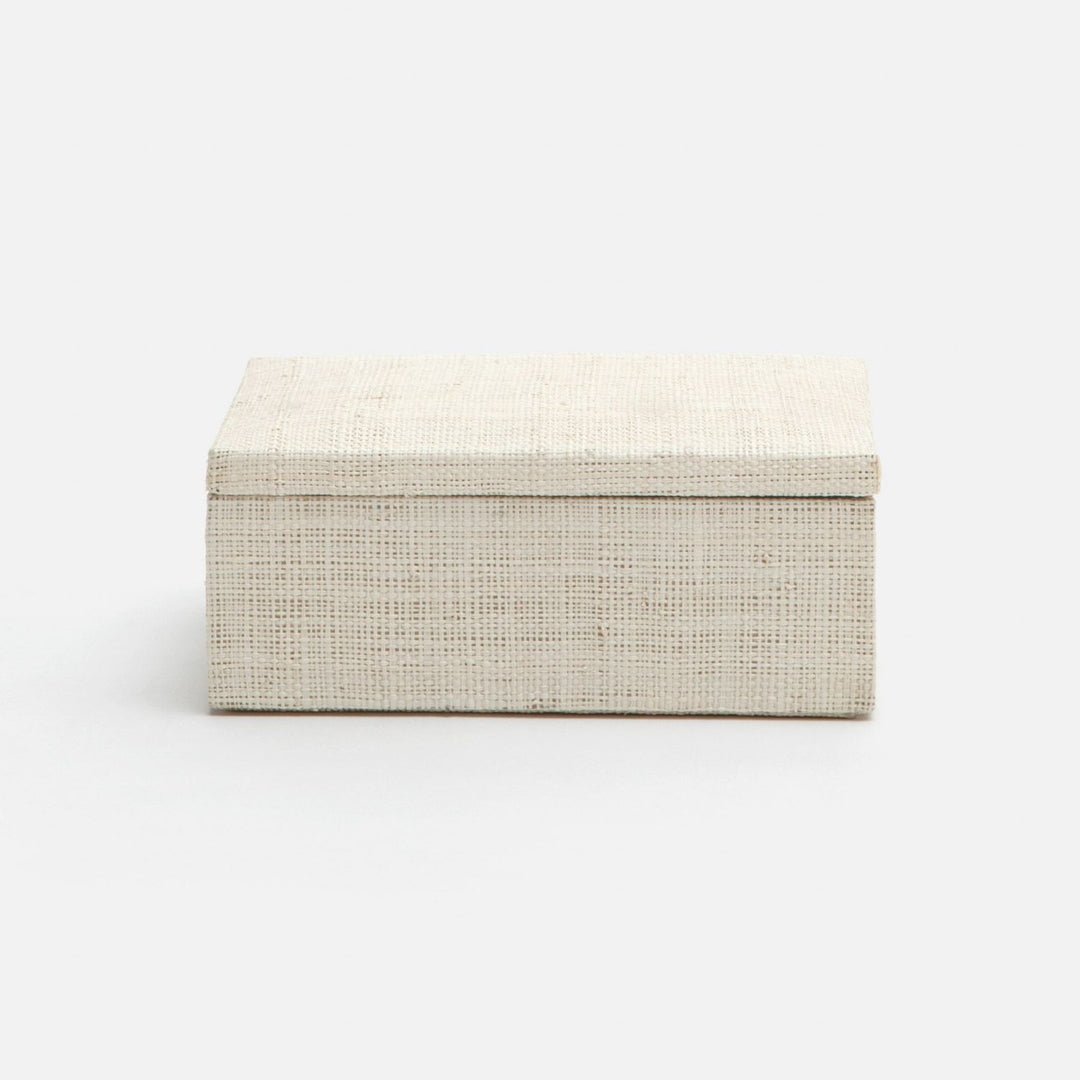 Bayan, Natural, Accent Box, Medium, Raffia, M/2