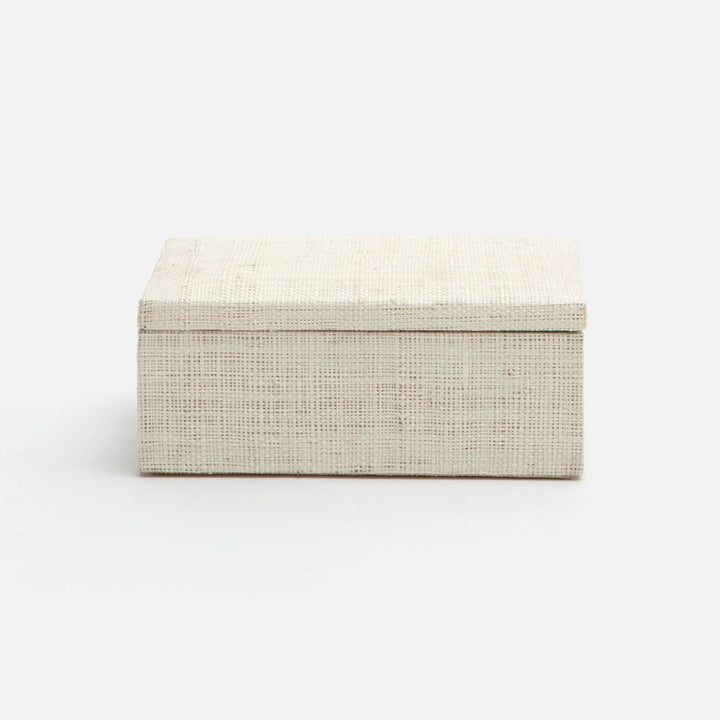 Bayan, Natural, Accent Box, Medium, Raffia, M/2