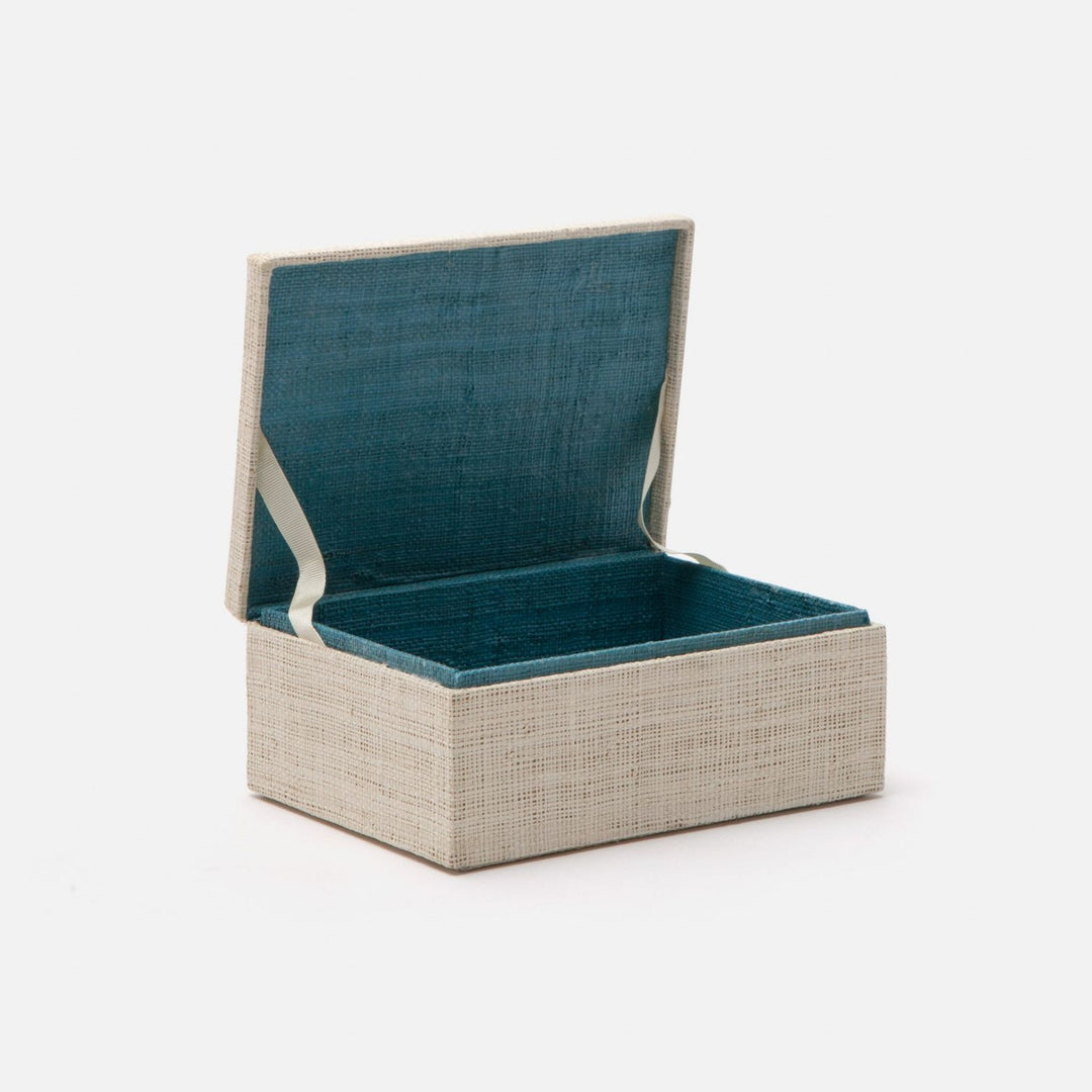 Bayan, Natural, Accent Box, Medium, Raffia, M/2