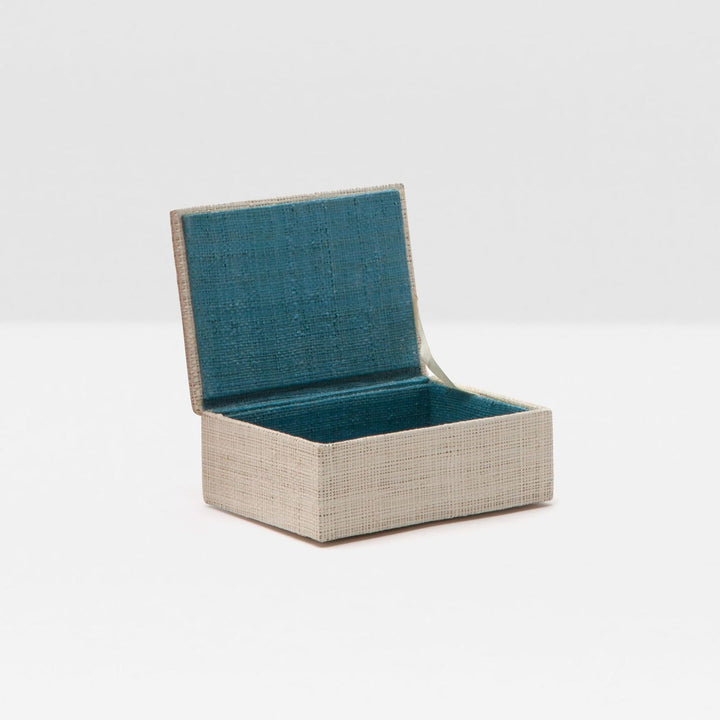 Bayan, Natural, Accent Box, Small, Raffia, M/2