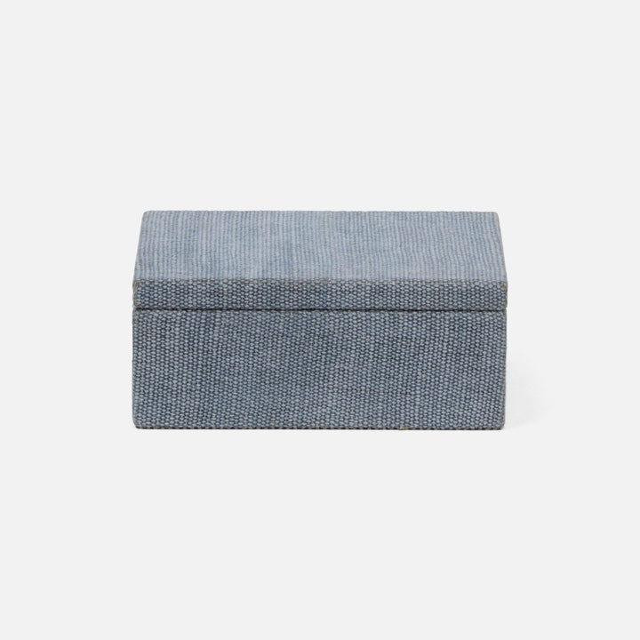 Blarney, Light Blue, Box, Medium, Cotton Jute, Pack/2