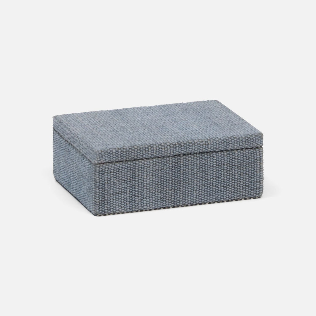 Blarney, Light Blue, Box, Small, Cotton Jute, Pack/2