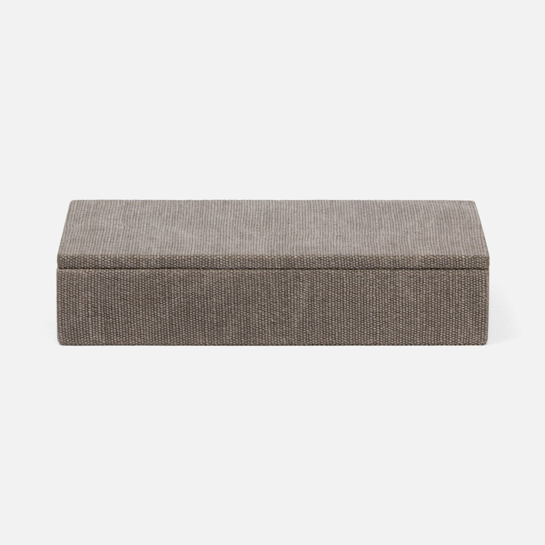 Blarney, Light Gray, Box, Large, Cotton Jute, Pack/2